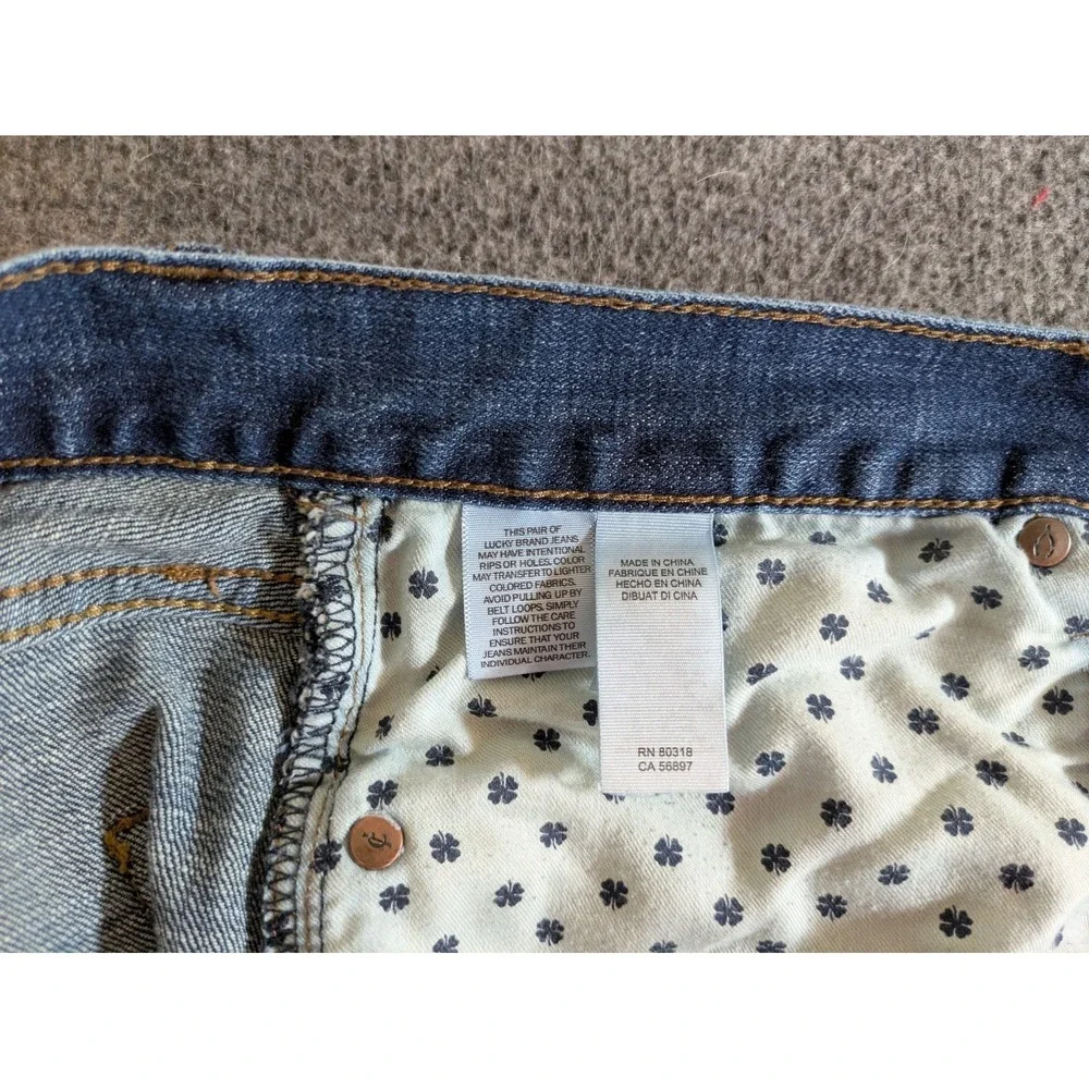 Lucky Brand Mens 121 Slim Fit Stretch Blue‎ Jeans size 34x30 Soft Denim Pants